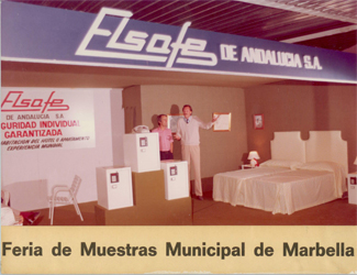 Elsafe España in der ersten Ausstellung in Marbella