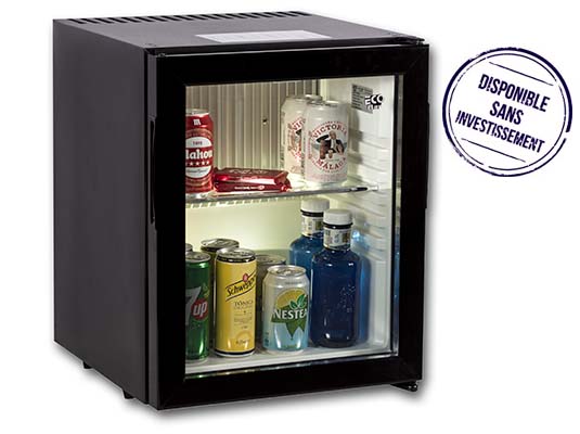 Hotel Minibar ECOBAR Puerta Cristal 30lt GD